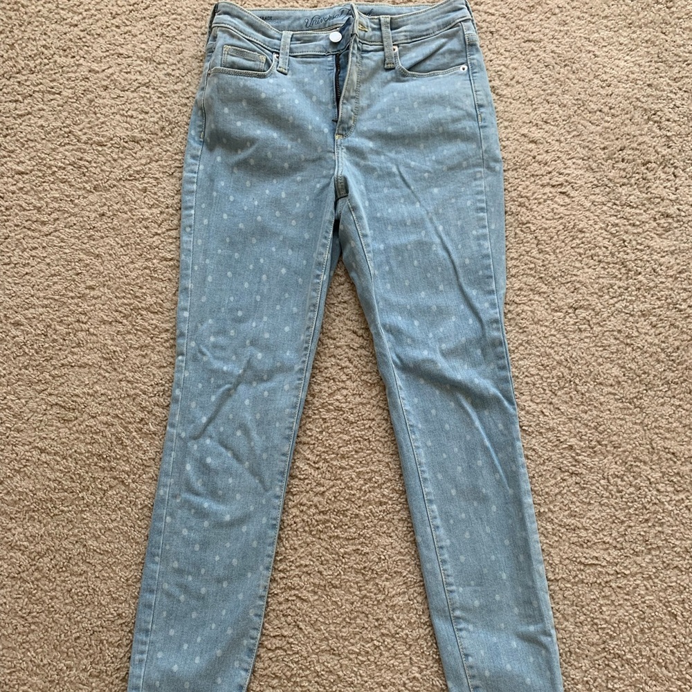 Polka dot jeans